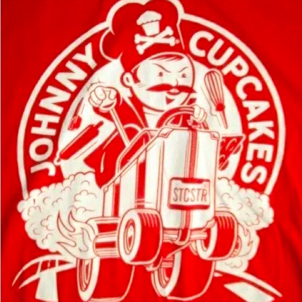 ☀️ Johnny Cupcakes Suitcase Tour 2010 T-Shirt - Picture 3 of 8